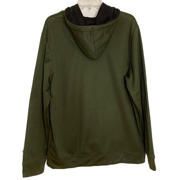 Realtree Green Camo Antlers Hunting Hoodie Sweatshirt Size Large - Picture 4 of 6